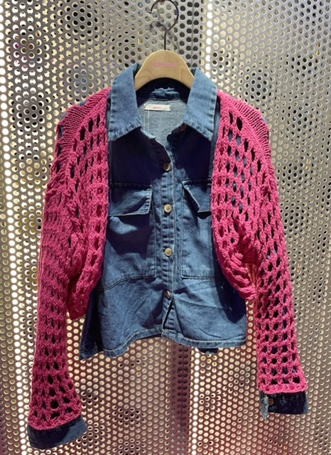 LUVISTRUE × atmos pink RC BIKE KNIT PINK（ラブイズトゥルー